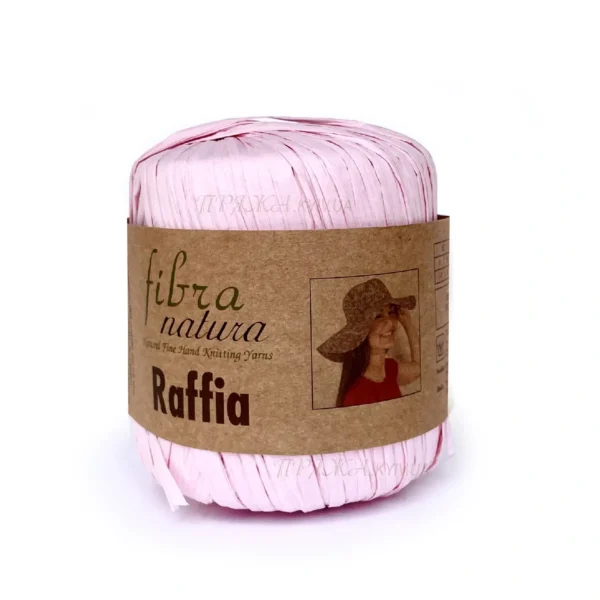 Fibranatura raffia 116-17 ніжно-рожевий