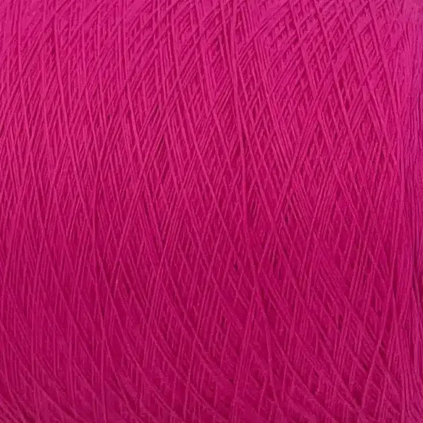 Італійська пряжа 100% бавовна Loro Piana яскрава фуксія
