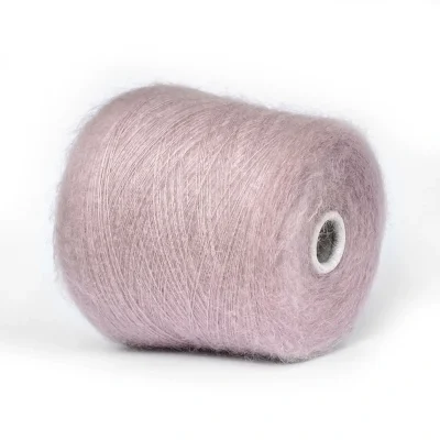 кідмохер на шовку Filato di Prato KID Silk 163801 пудра купити в магазині італійської бобіннної пряжі в Києві