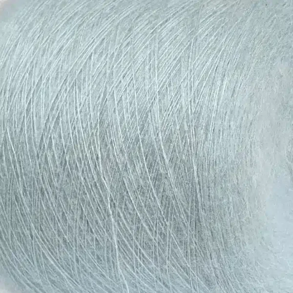 Кідмохер на шовку сіро-блакитний KID Silk 911074 - Бобінна пряжа Італія купити в магазині пряжі на Подолі