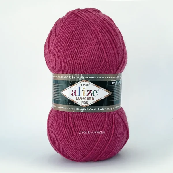 Alize Lanagold Fine [attr name="pa_n-color"] [attr name="pa_color"] — моток 100г, напіввовна