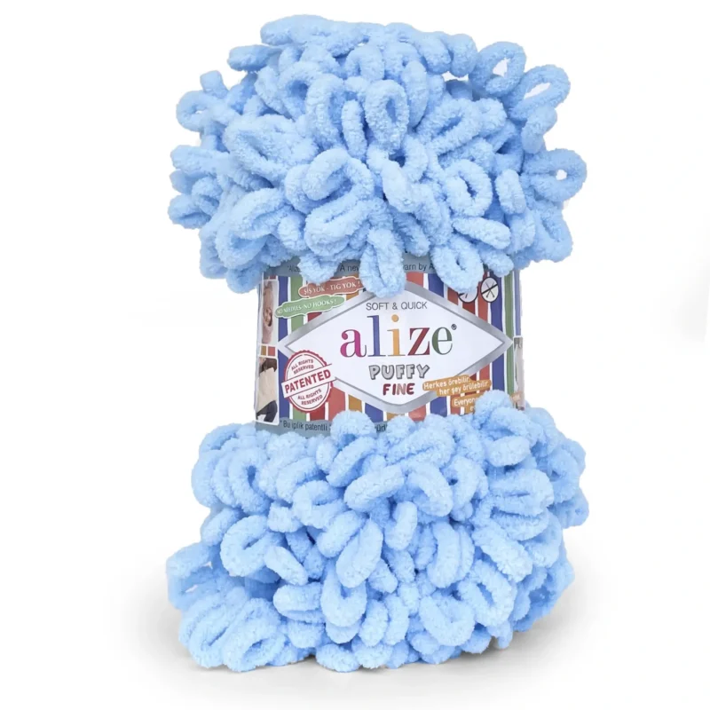 Купити Alize Puffy Fine 218 блакитний