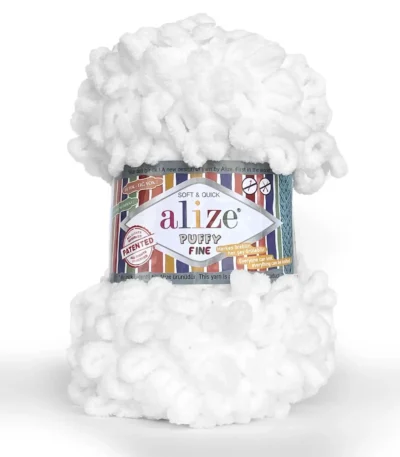 купить пряжа alize puffy fine 55