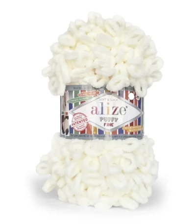 Пряжа з Петельками Alize Puffy Fine 62 купити Київ, Хоорива 1 А. Магазин пряжі на Подолі