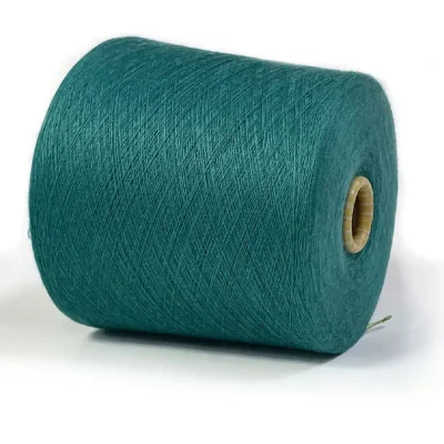 Пряжа меринос + шовк + кашемір Biella Yarn Crystal зелений