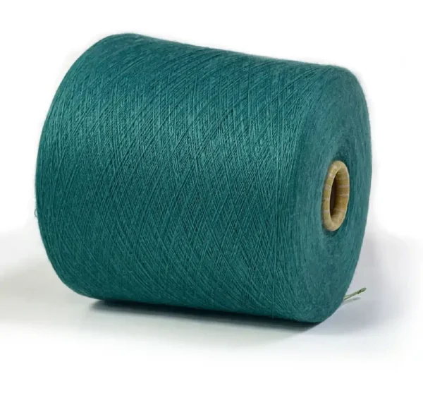 Пряжа меринос + шовк + кашемір Biella Yarn Crystal зелений