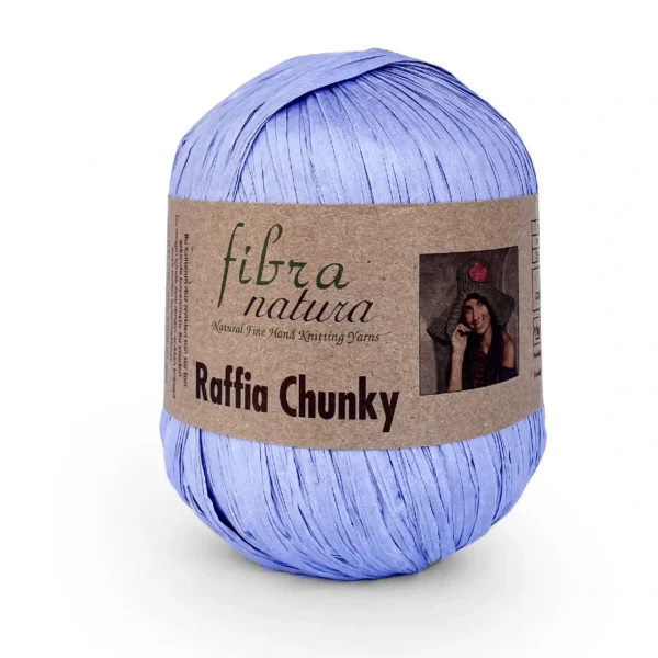 Пряжа рафія Фібранатура -Fibranatura Raffia Chunky 114-11 блакитний