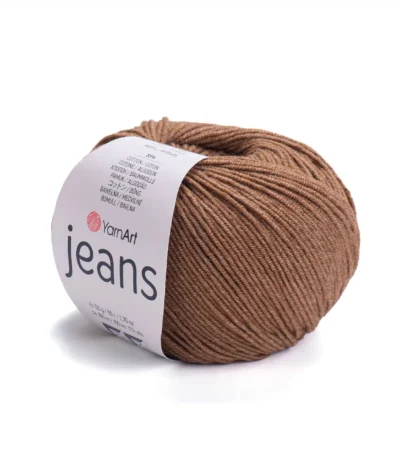 yarnart jeans 40 коричневий купити Київ
