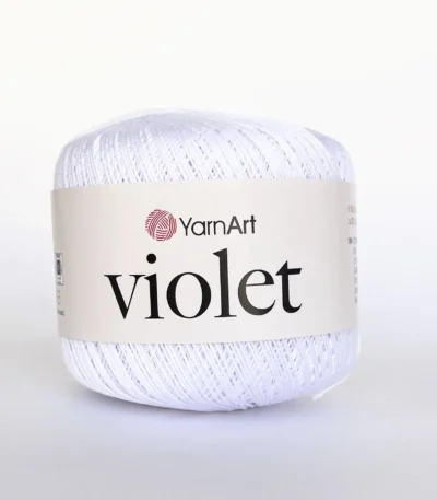 Пряжа Yarnart Violet 1000 білосніжний -Ярнарт Віолет купить