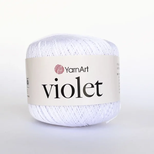 Пряжа Yarnart Violet 1000 білосніжний -Ярнарт Віолет купить