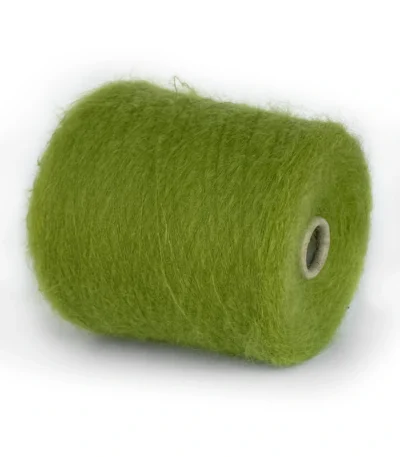 Пряжа кідмохер Аврора - ILARIA Calenzano Aurora 006401 лайм