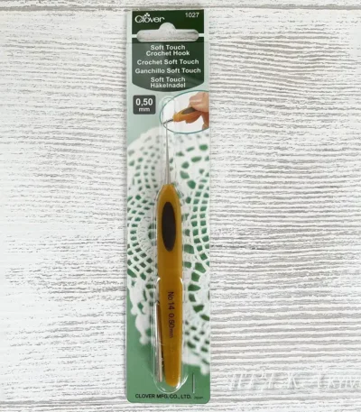 Clover 0.5 оригінальні японські гачки Кловер / Clover № 0,5 мм купити в магазині пряжі Київ, Хорива 1 А