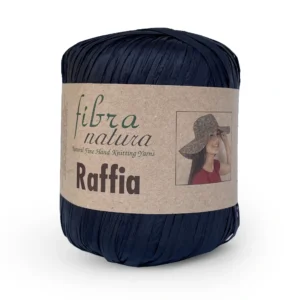 пряжа рафія купити Київ - Fibranatura Raffia чорний