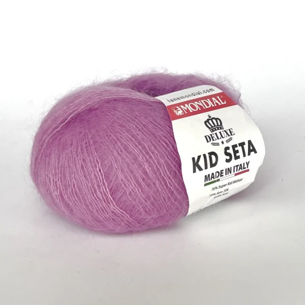 Кідмохер на шовку Mondial Kid Seta – колір 0520 "Орхідея"