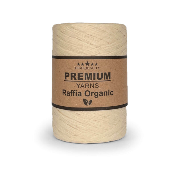 Пряжа рафія солома - Premium Yarns Raffia Organic 032 соломяний