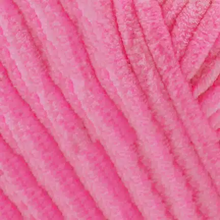 Плюшева пряжа Alize Velluto 121 рожевий, 100% мікрополіестер, 100 г / 68 м — купити в Києві, пряжа для іграшок і пледів