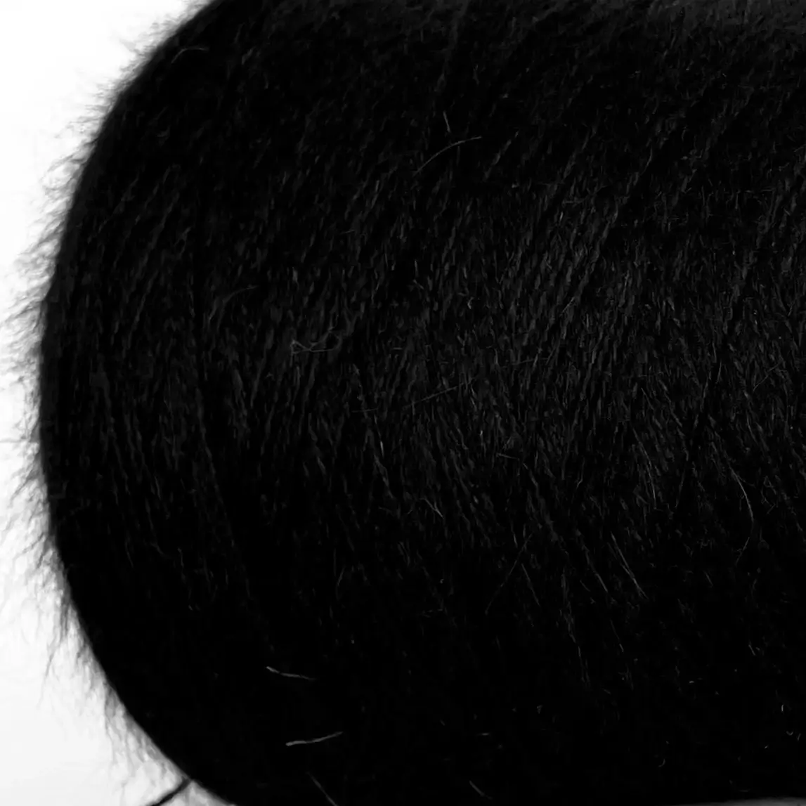 Angora80-Biagioli Бобінна пряжа Італія Biagioli Modesto Angora 80 чорна – купити в магазині пряжі Київ