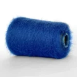 Бобінна пряжа Кідмохер синій волошковий Ilaria Aurora 6079 — купити в Києві в магазині пряжі на Подолі, склад: 67% суперкідмохер, 5% меринос 28% поліамід