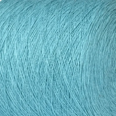 Бобінна пряжа 100% бавовна Loro Piana Cotton Street бірюза — купити в магазині пряжі на Подолі, Київ
