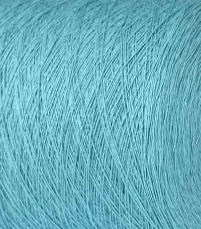 Бобінна пряжа 100% бавовна Loro Piana Cotton Street бірюза — купити в магазині пряжі на Подолі, Київ