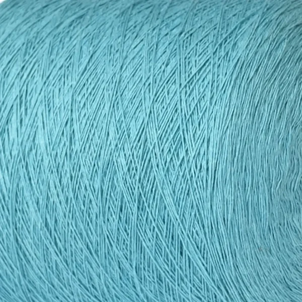 Бобінна пряжа 100% бавовна Loro Piana Cotton Street бірюза — купити в магазині пряжі на Подолі, Київ