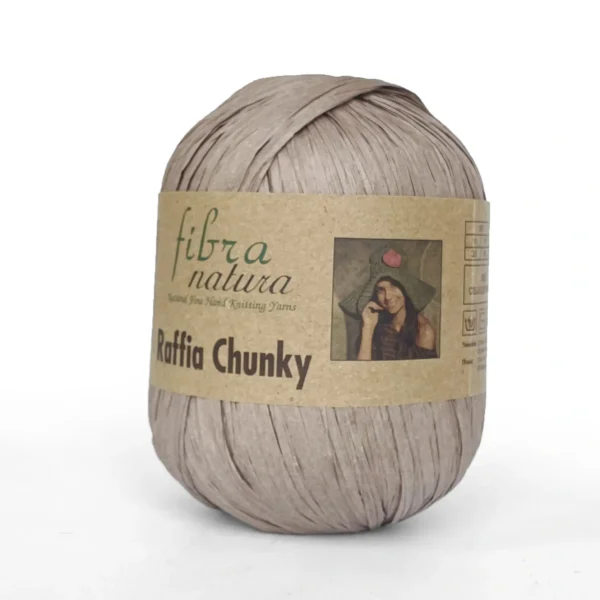 Raffia Chunky Fibranatura 114-20 сіро-бежевий — купити в магазині пряжі Київ Поділ