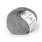 Пряжа Gazzal Baby Cotton XL 3430 сірий — 50% бавовна, 50% акрил, купити в магазині пряжі Київ, вул. Хорива 1А, палітра кольорів