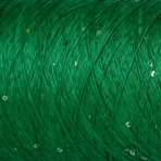 Пряжа з льону G&G Lino Paillettes — зелений колір з мікропаєтками, артикул G&G, магазин бобінної пряжі в Києві