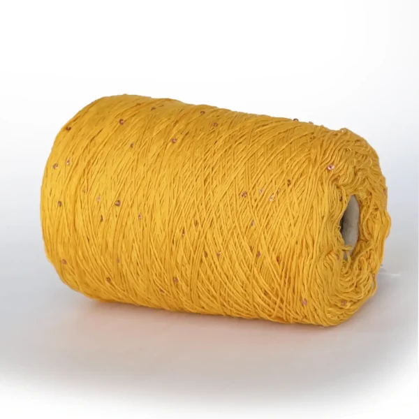 Італійська бавовняна пряжа з блиском G&G Cottone Paillettes