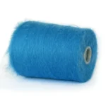 Бобінна пряжа Кідмохер бірюза Ilaria Aurora 6075 — купити в Києві в магазині пряжі на Подолі, склад: 67% суперкідмохер, 5% меринос 28% поліамід