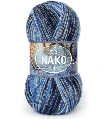 носочна пряжа купить Україна - Нако Бохо 32485 в магазині пряжі в Києві