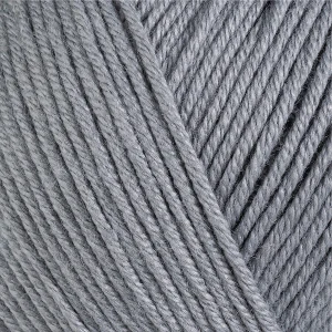 Gazzal Baby Cotton 3430 сірий — моток пряжі напівбавовна 50 г