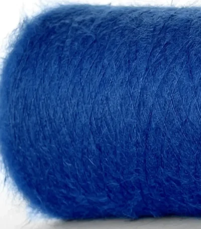 Кідмохер Ilaria Aurora синій волошка 006079 — склад пряжі, виробник Ilaria Calenzano, замовити в Києві з магазину пряжі Подолі