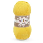 Пряжа 100% бавовна Alize Bella 110 ніжно-жовтий — купити в магазині пряжі на Київ, Хорива 1 А