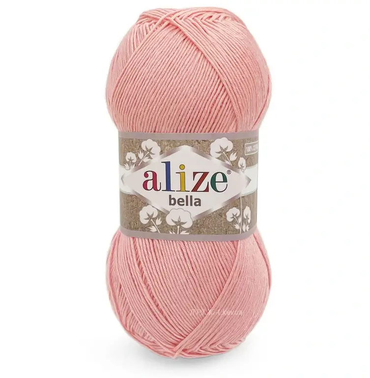 Пряжа 100% бавовна Alize Bella 32 рожевий— купити в магазині пряжі на Київ, Хорива 1 А
