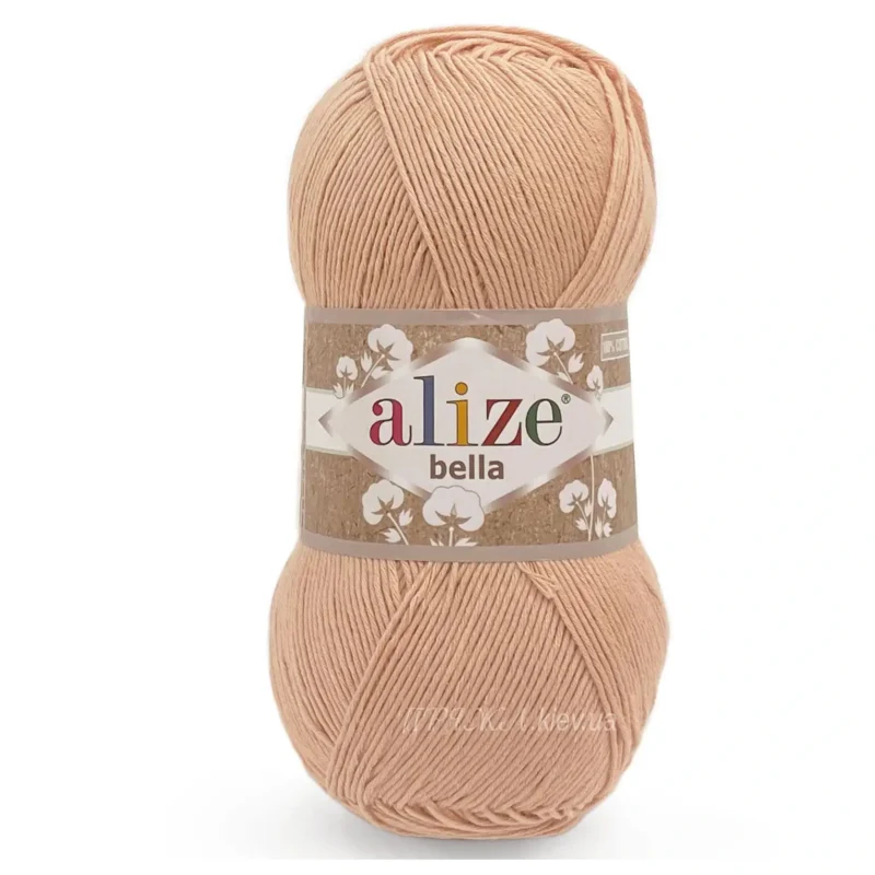 Пряжа 100% бавовна Alize Bella 613 пудра — купити в магазині пряжі на Київ, Хорива 1 А