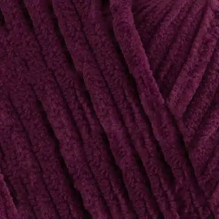 Плюшева пряжа Alize Velluto 111 сливовий колір, 100% мікрополіестер, 100 г / 68 м — купити в магазині пряжі Київ, вул. Хорива 1 А