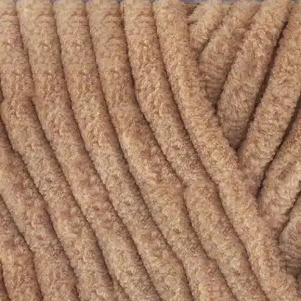 Плюшева пряжа Alize Velluto 429 бежевий, 100% мікрополіестер, 100 г / 68 м — купити в Києві, пряжа для іграшок і пледів