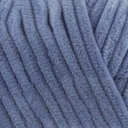 Плюшева пряжа Alize Velluto 374 джинсовий, 100% мікрополіестер, 100 г / 68 м — купити в Києві, пряжа для іграшок і пледів