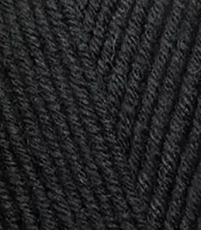 Alize Lanagold Classic чорний 60 — напіввовняна пряжа для в’язання гачком та спицями, магазин Київ Хорива 1А, 2 поверх