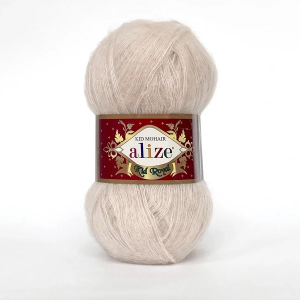 Кідмохер Алізе Кід Роял колір 67 пудра - Alize Kid mohair kid royal купить в магазині пряжі Київ, Хорива 1 А