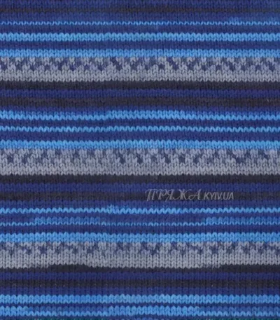 Алізе Вултайм / Alize Wooltime 11011 сині та сірі секції, секційна пряжа напівшерсть для шкарпеток і светрів купити в магазині пряжі Київ, Хорива 1 А