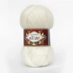Alize Kid Mohair 62 молочний