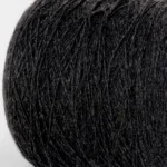 Пряжа меринос з ангорою Zegna Baruffa графіт меланж 500м/100г — тепла і м’яка нитка для светрів, кардиганів та шарфів