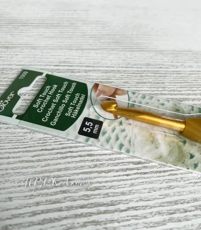 Clover Soft Touch (Японія) - гачок з ручкою 5,5 мм Кловер купити в магазині пряжі Київ, Хорива 1 А