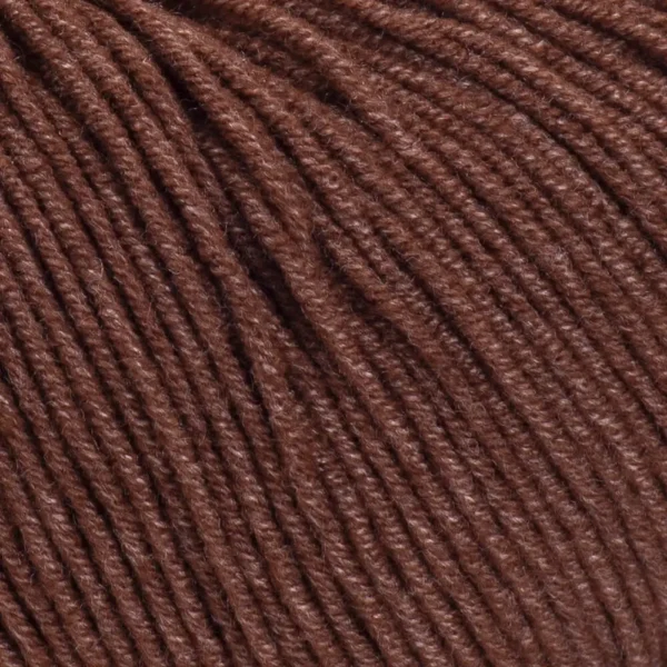 Yarnart Jeans №70, артикул 70, темно-коричневий колір, склад 55% cotton 45% acrylic – купити в Києві у магазині пряжі на Подолі, для в’язання амігурум