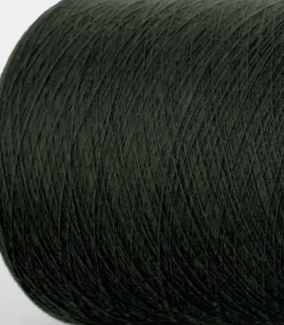 Пряжа Loro Piana Denver 36541 Bosco — кашемір 100% темна оливка (хакі), бобінна пряжа Італія