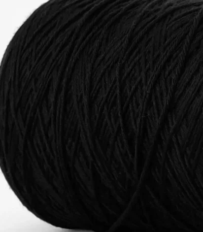 Sesia New Jersey 0067 чорний — бобінна пряжа меринос 100% Італія купити в магазині пряжі Київ, вул Хорива 1А