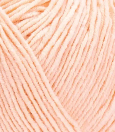Пряжа Yarnart Jeans 73, персиковий відтінок – магазин пряжі Київ, Хорива 1-А, підходить для в’язання дитячих речей та іграшок