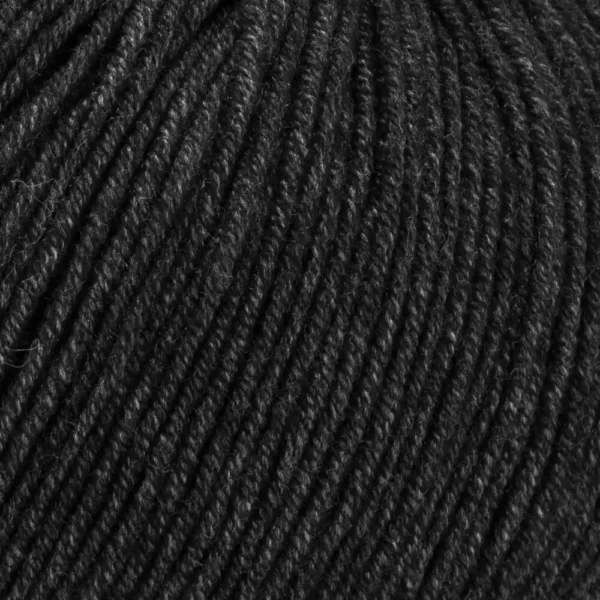 Пряжа напівбавовна Yarnart Jeans 28, графіт відтінок – магазин пряжі Київ, Хорива 1-А, підходить для в’язання дитячих речей та іграшок